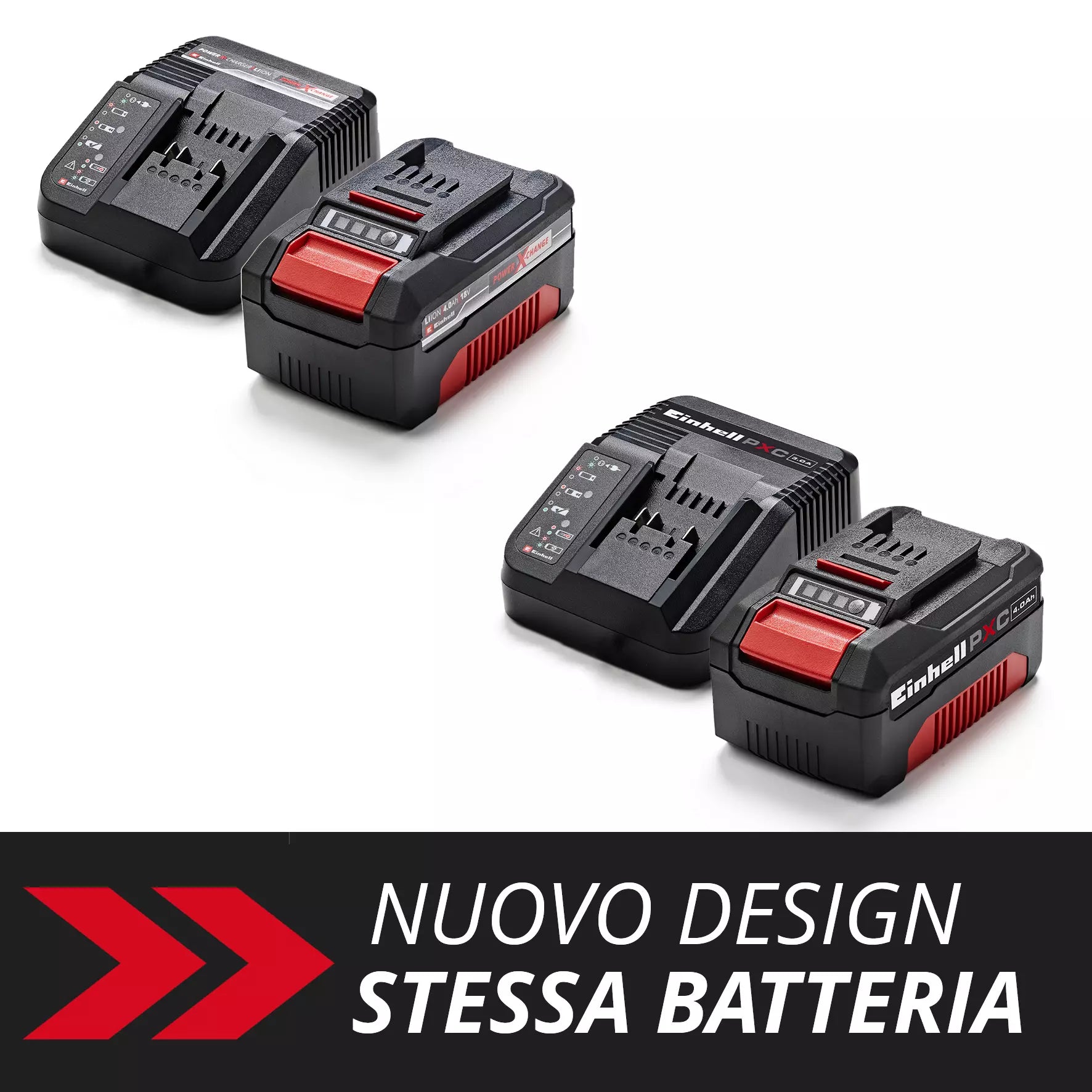 Kit batteria e caricabatterie Einhell 18V 4,0 AH POWER X-CHANGE STARTER KIT A1