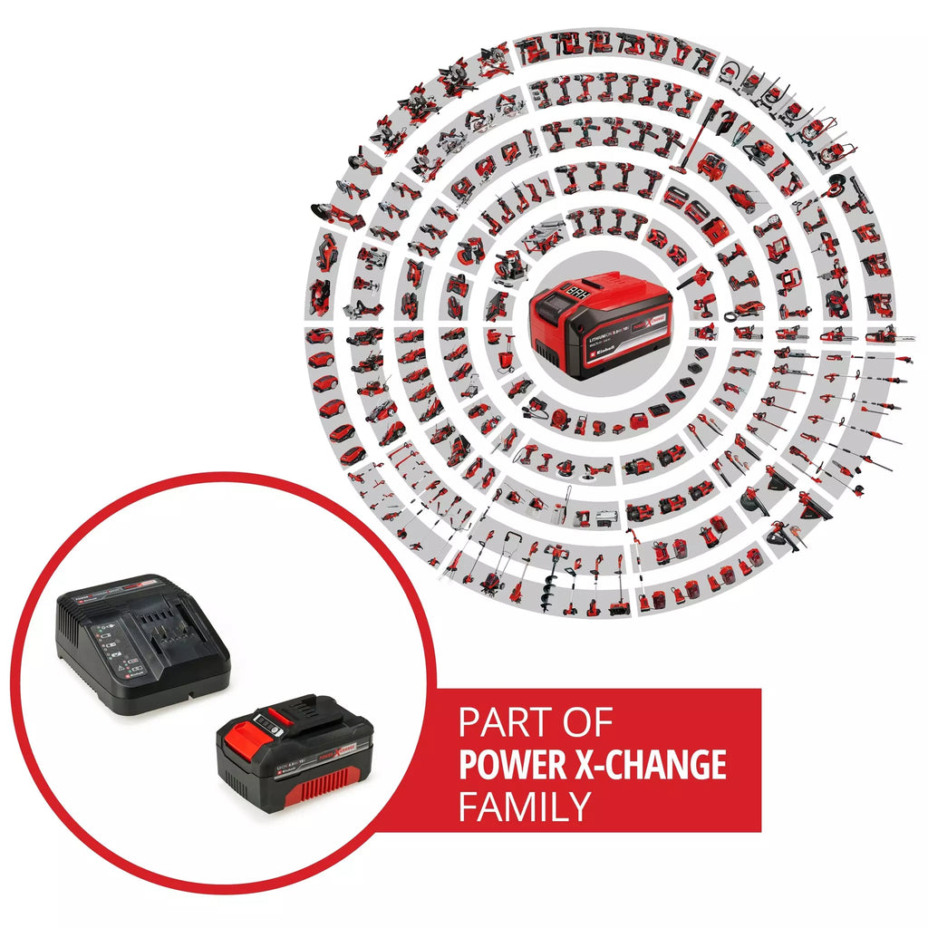 Kit batteria e caricabatterie Einhell 18V 4,0 AH POWER X-CHANGE STARTER KIT A1