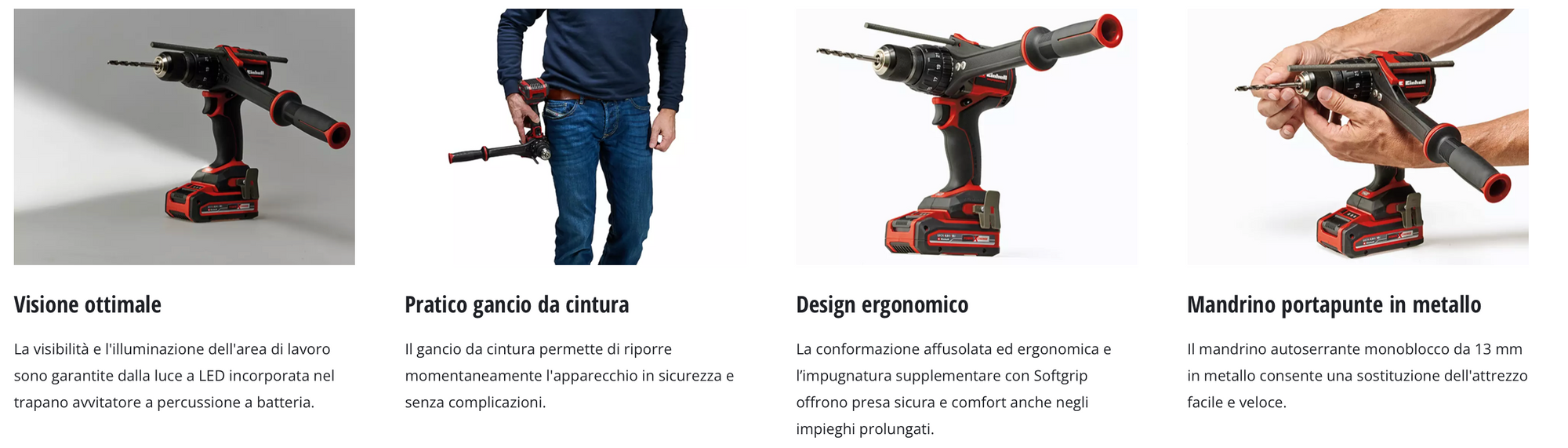 Trapano Avvitatore a Percussione Brushless 18V EINHELL PROFESSIONAL TP-CD 18/120 Li-i BL-Solo