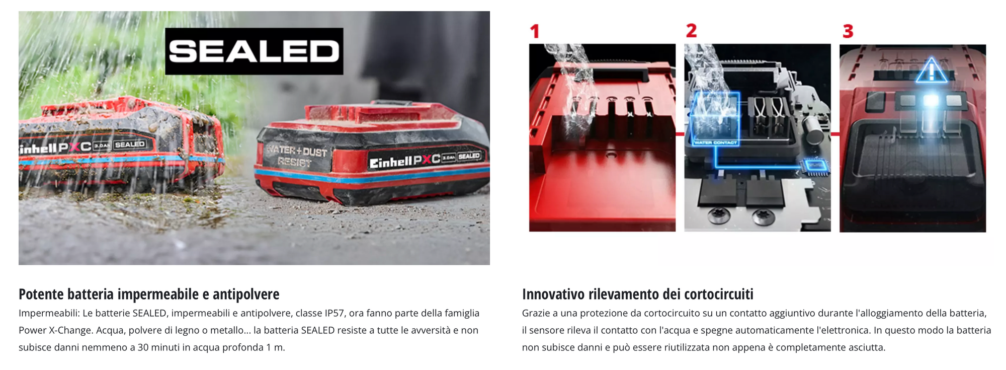 Batteria Power X-Change ad Alte Prestazioni EINHELL 18V 4,0Ah SEALED PXC PLUS A1
