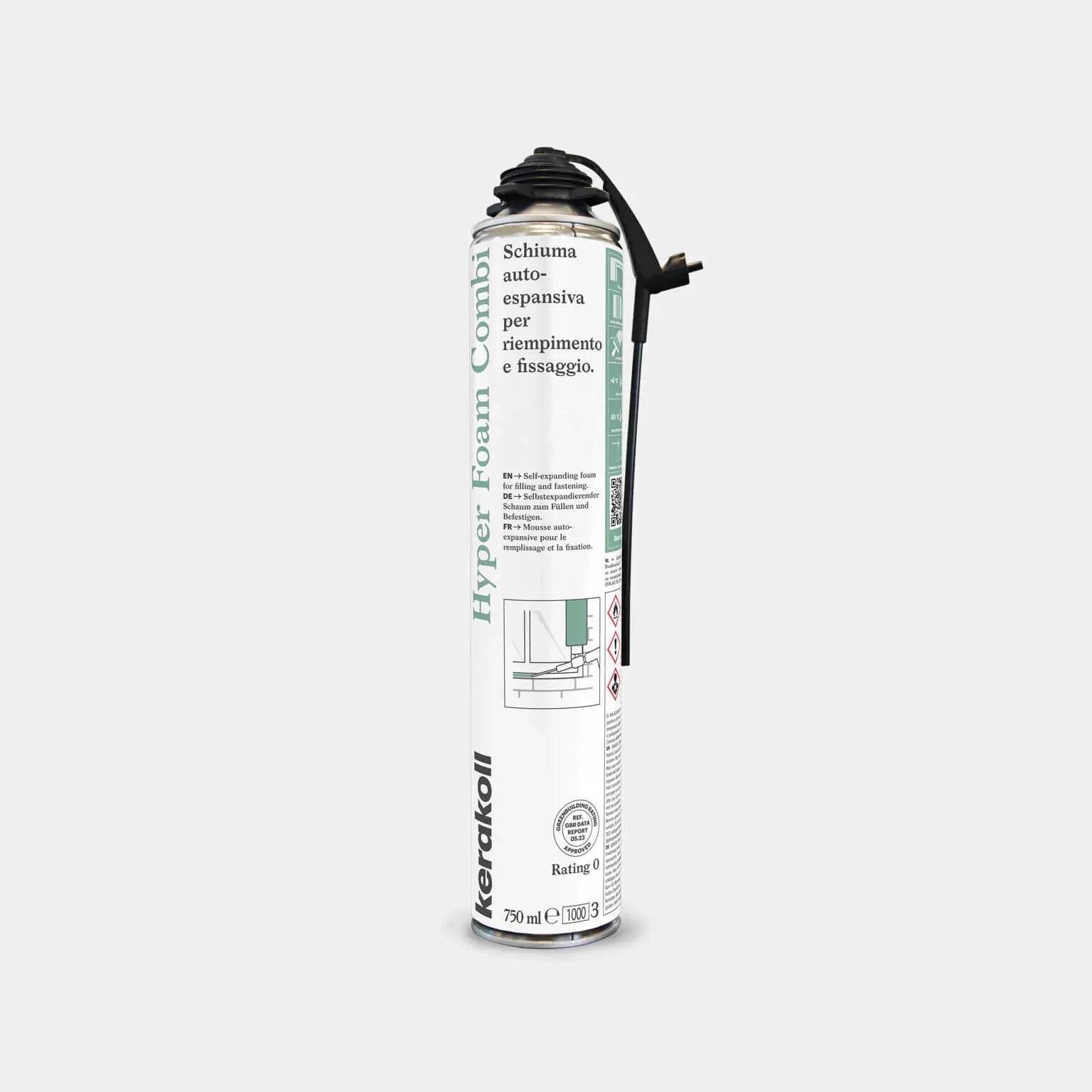 Schiuma poliuretanica autoespansiva manuale e per pistola Hyper Foam Combi