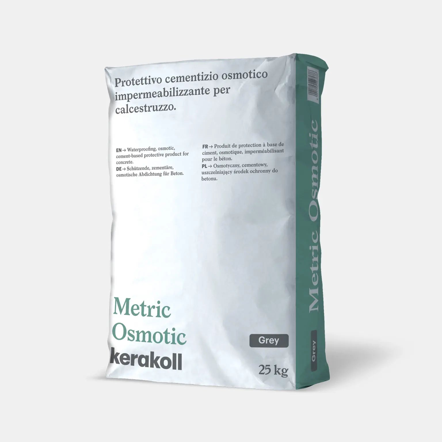 Malta osmotica impermeabilizzante per calcestruzzo e murature Metric Osmotic 25Kg
