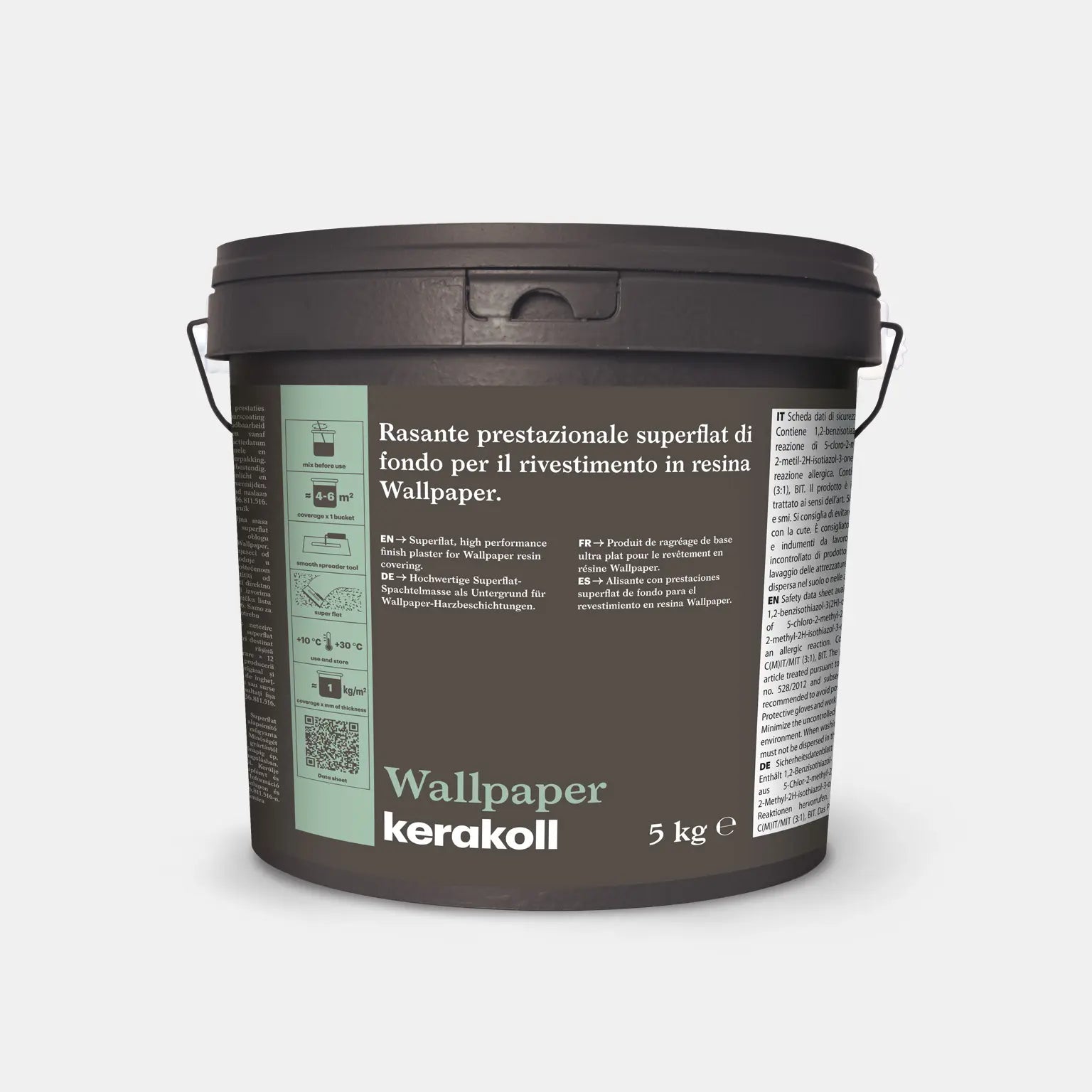 Rivestimento decorativo continuo per pareti e superfici verticali Wallpaper 5Kg