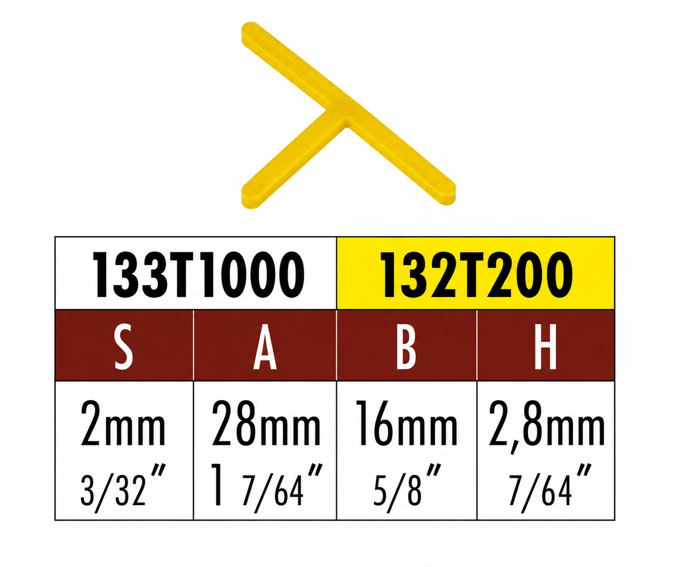 Distanziatori a T Raimondi fuga 2mm 200pezzi