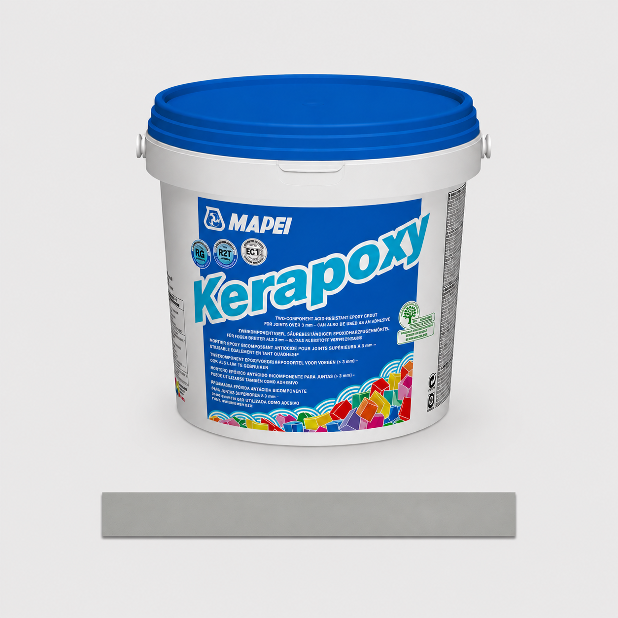 Stucco Epossidico Bicomponente Mapei Kerapoxy 5Kg - 113 Grigio cemento