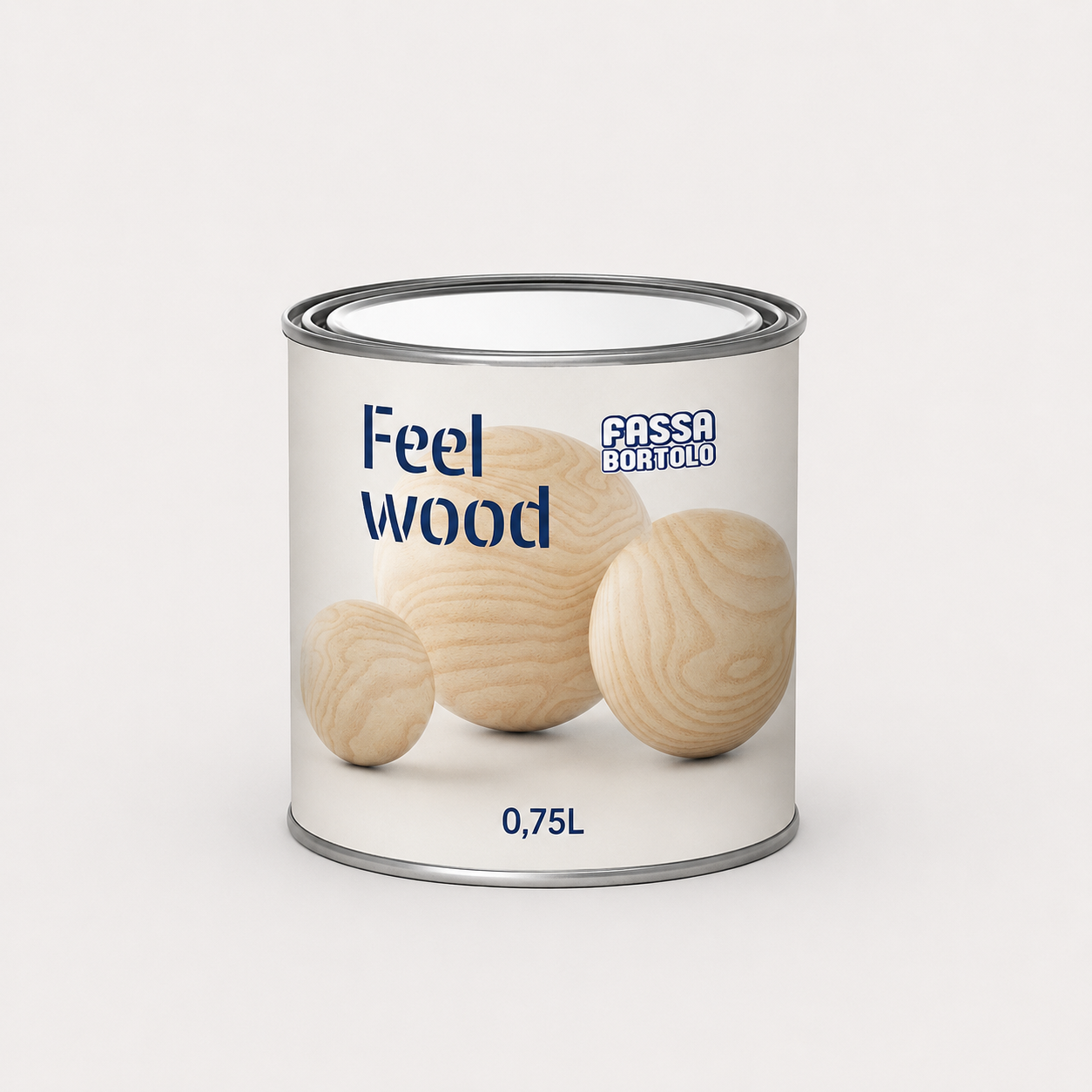 Smalto brillante all’acqua per legno e superfici interne ed esterne FEEL WOOD TOP SATIN Fassa Bortolo 0,75Litri (Copia)