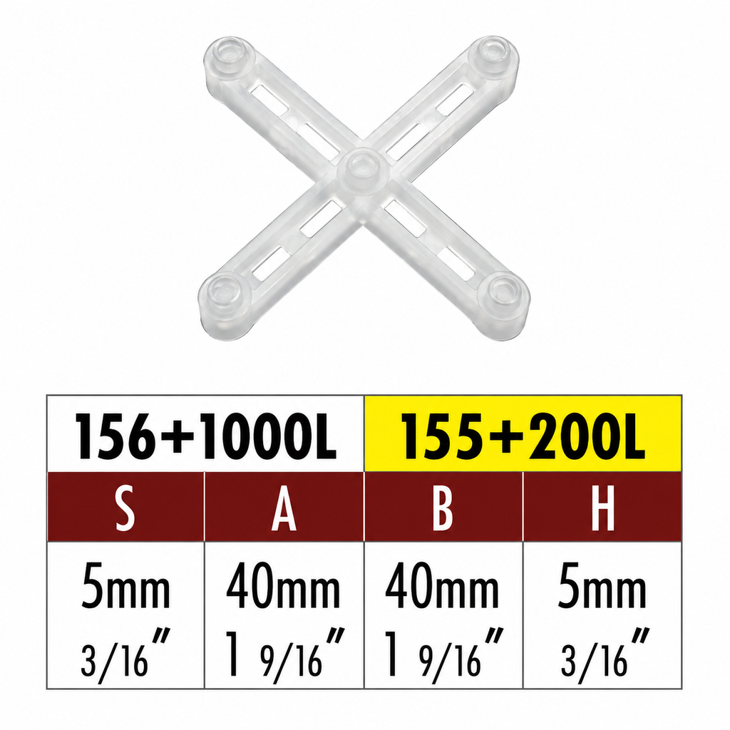 Distanziatori a croce Raimondi fuga 5mm 1000 pezzi