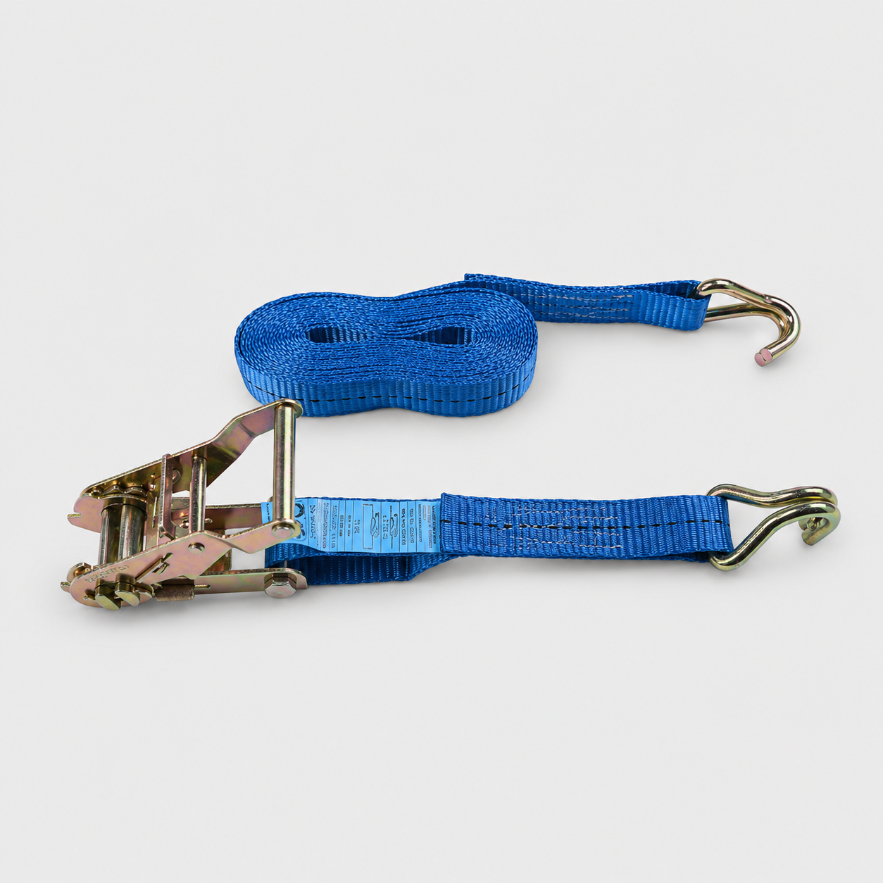 Cinghia di Ancoraggio con Tenditore e Ganci 5 m x 25 mm - Portata 1.500 kg