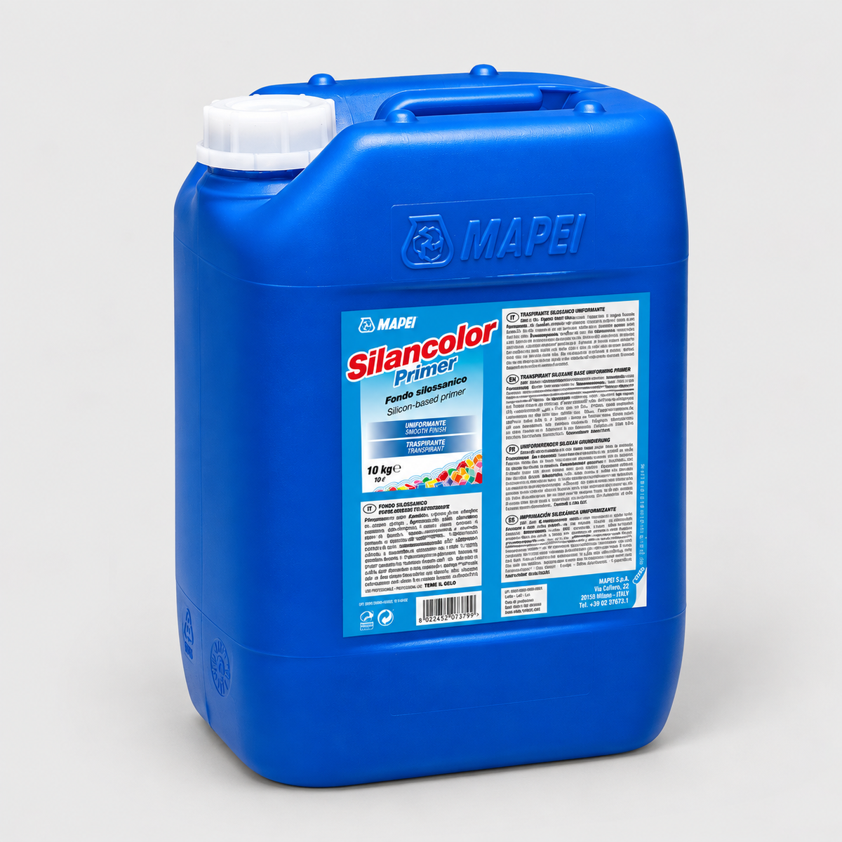 Fondo silossanico Mapei Silancolor Primer Plus 10Kg