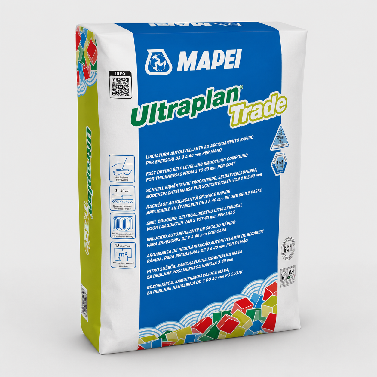 Autolivellante per interni MAPEI ULTRAPLAN TRADE 3-40mm 25Kg
