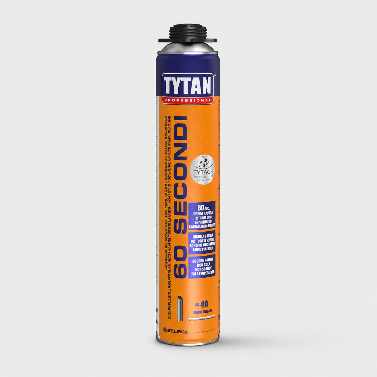 Adesivo a Schiuma Veloce Pistola 750 ml TYTAN Professional 60 Secondi