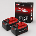 Set 2 Batterie Power X-Change PLUS EINHELL 2x 18V 5,2Ah PXC-TWINPACK