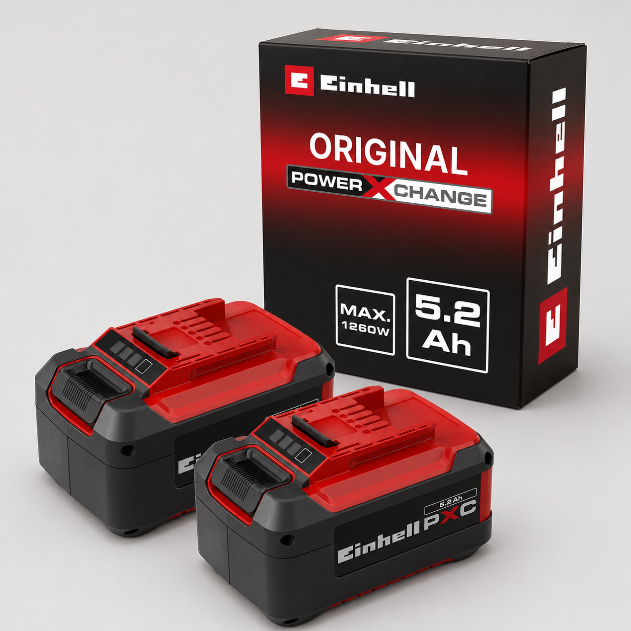 Set 2 Batterie Power X-Change PLUS EINHELL 2x 18V 5,2Ah PXC-TWINPACK