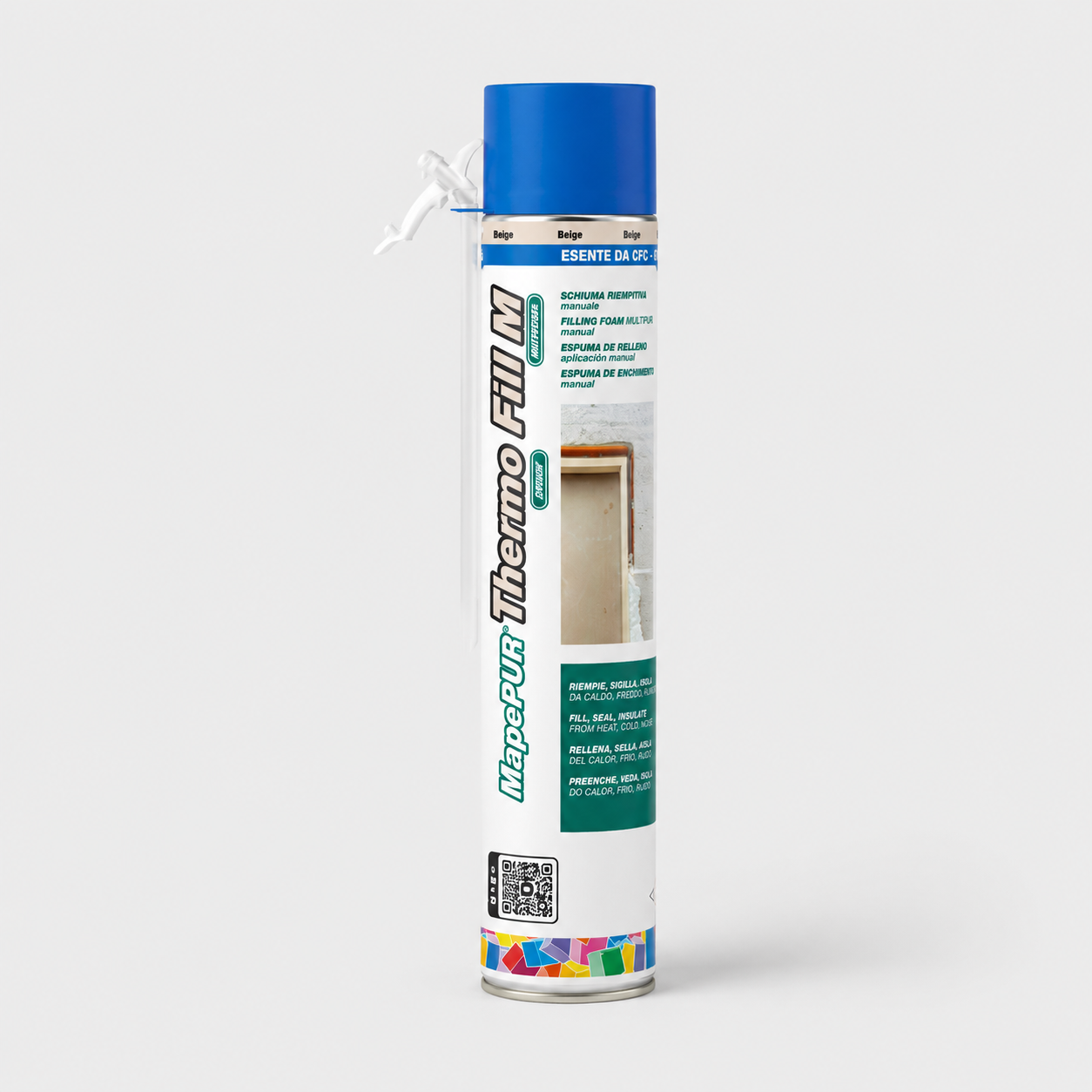 Schiuma Poliuretanica Autoespandente Manuale da 750 ml Mapei Mapepur Thermo Fill M