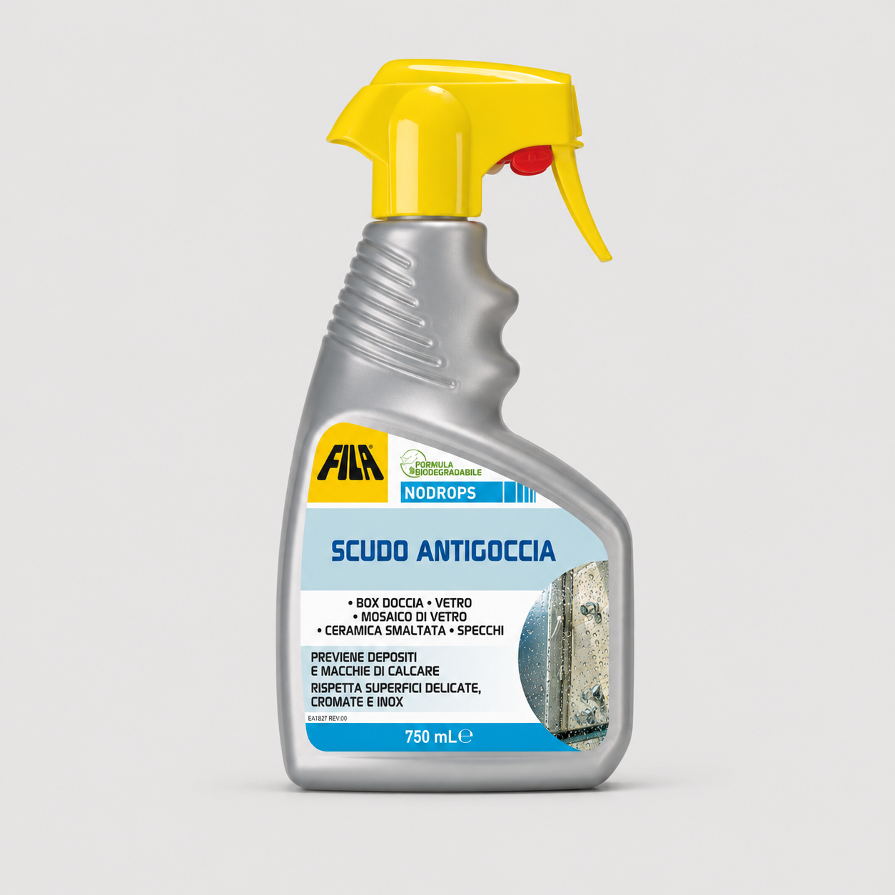 Scudo Antigoccia per Vetri e Box Doccia Fila Nodrops 750ml