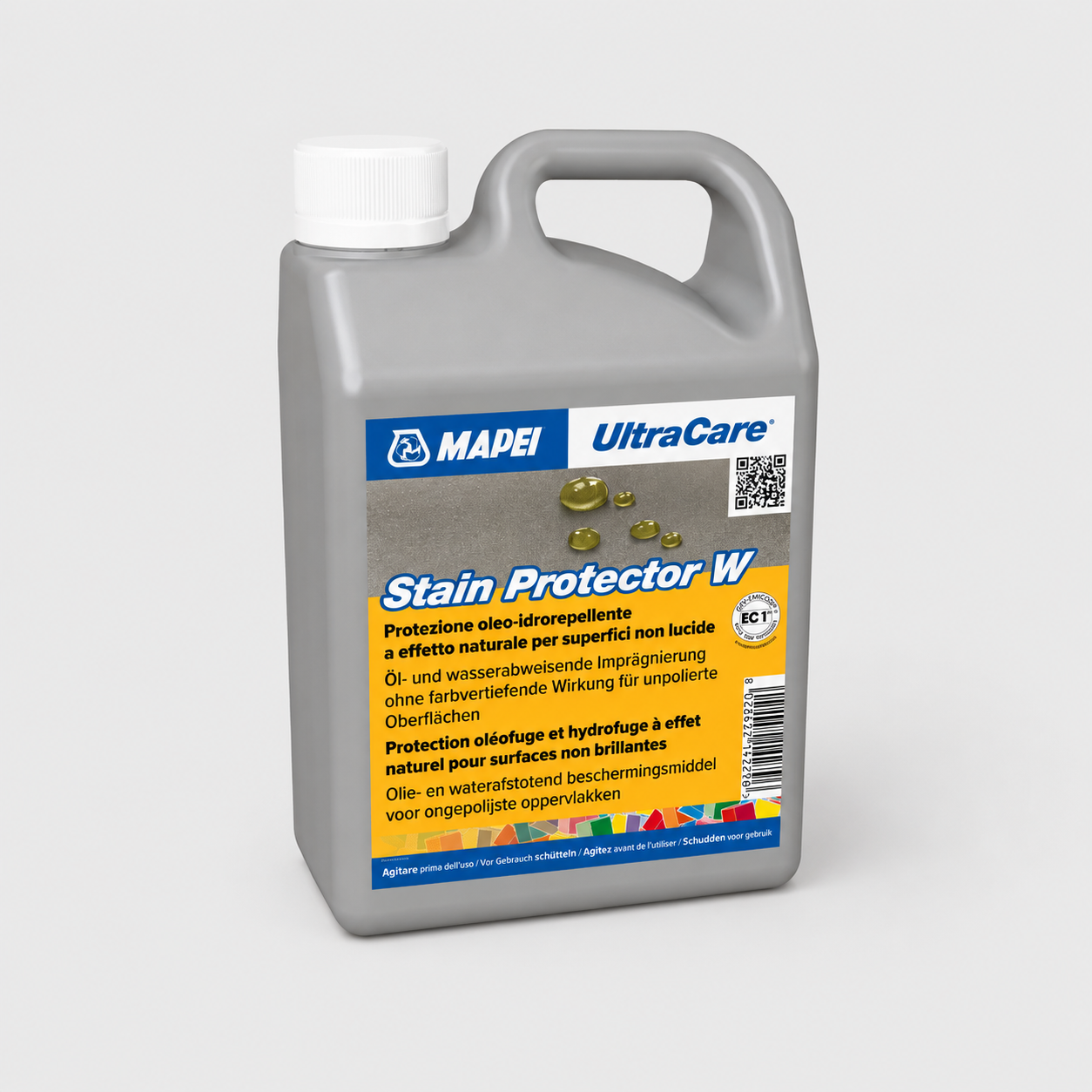 Protettivo Antimacchia Idro-Oleorepellente a Base Acqua MAPEI UltraCare Stain Protector W 1Litro
