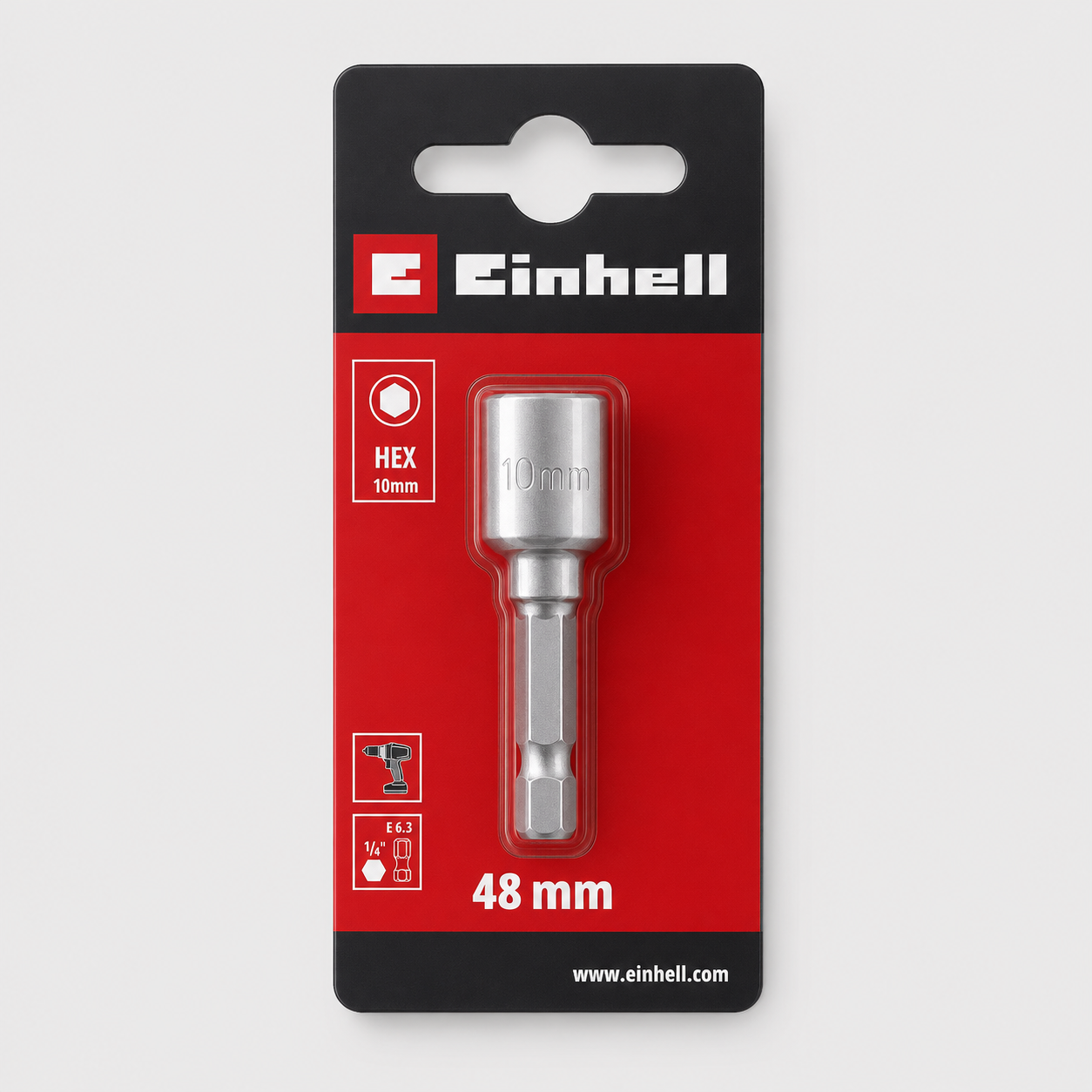 Chiave a Bussola in Acciaio CV 10 mm x 48 mm