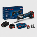 Utensile Multifunzione Brushless 18V Professionale KIT Bosch GOP 18 V-EC + 2 batterie + caricabatteria