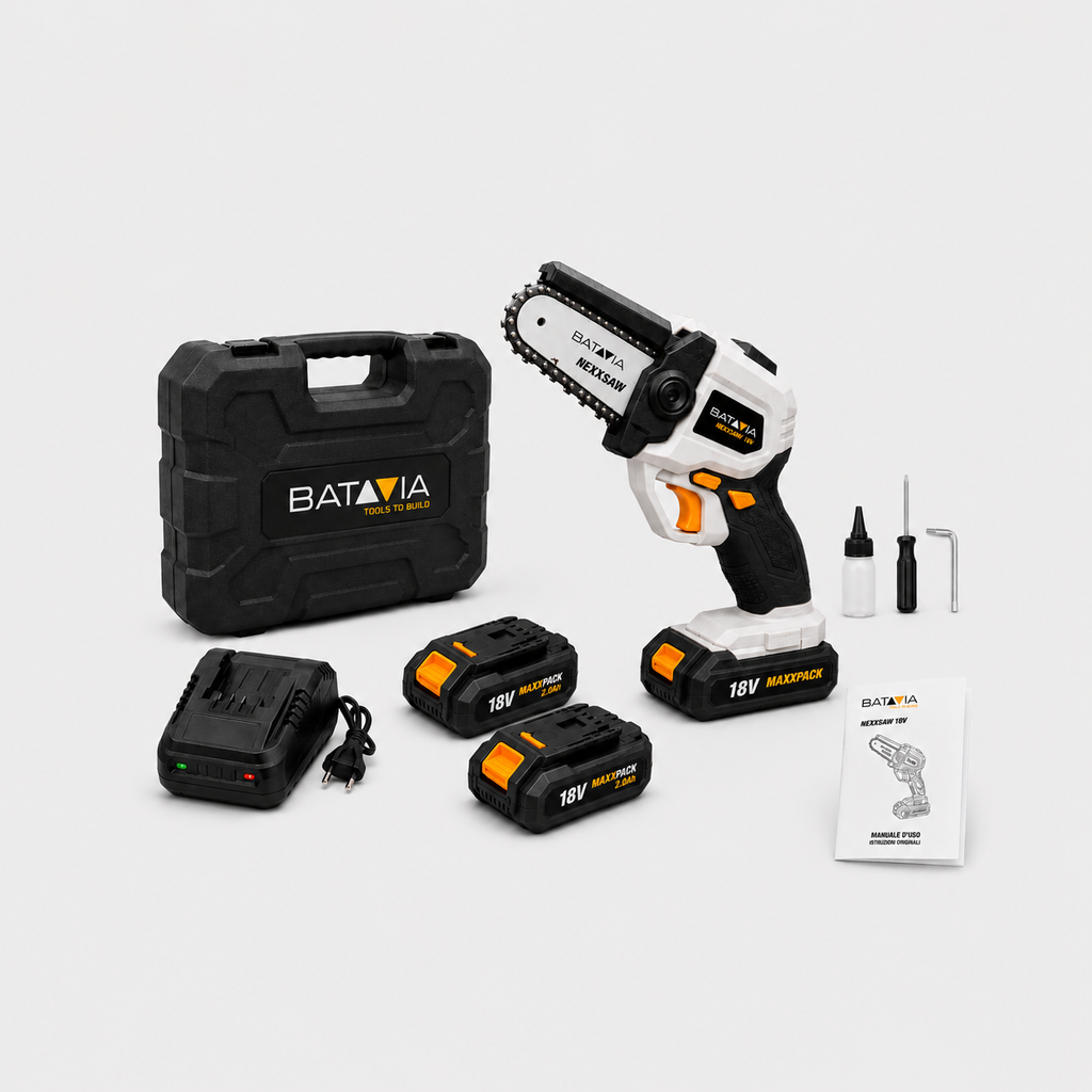 Potatore a Batteria Batavia Nexxsaw 18V con Batteria 2.0Ah e Caricabatteria