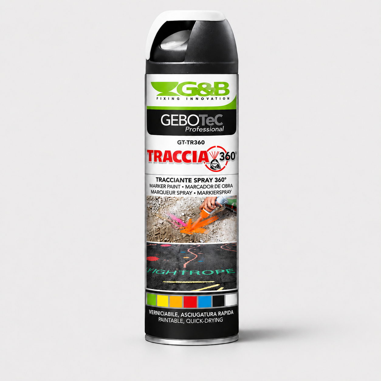 Tracciante Spray 360° GEBOTEC TRACCIA GT-TR360 Bianco