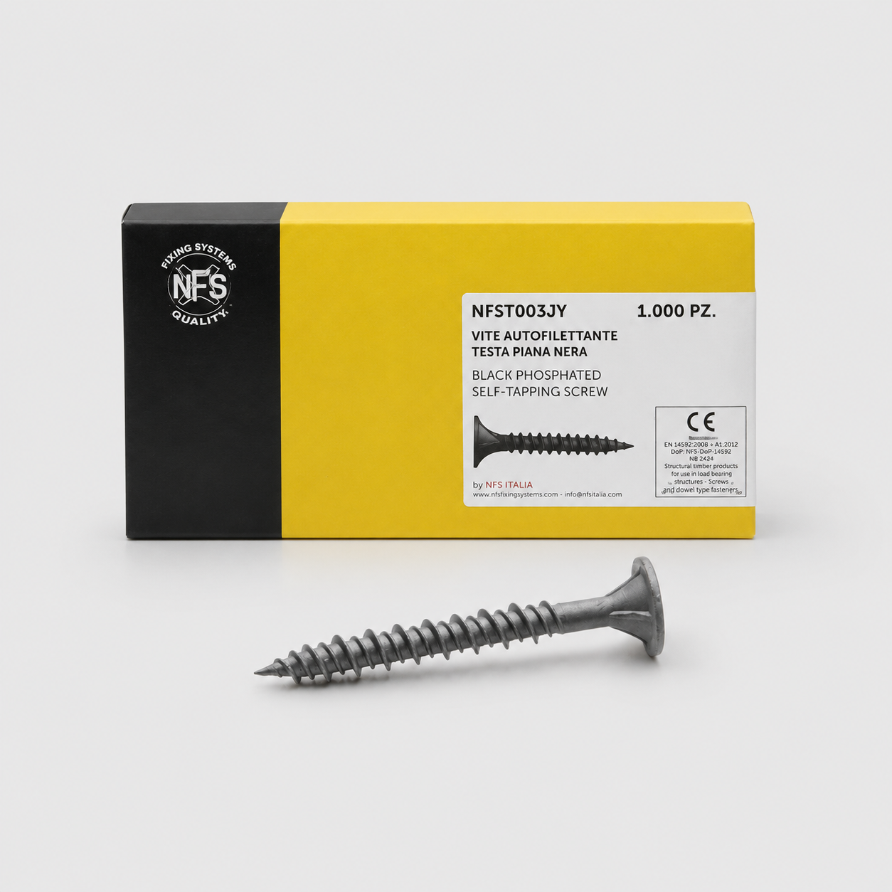 Vite autofilettante JY Akifix per fibrocemento 4,0 x 30 mm