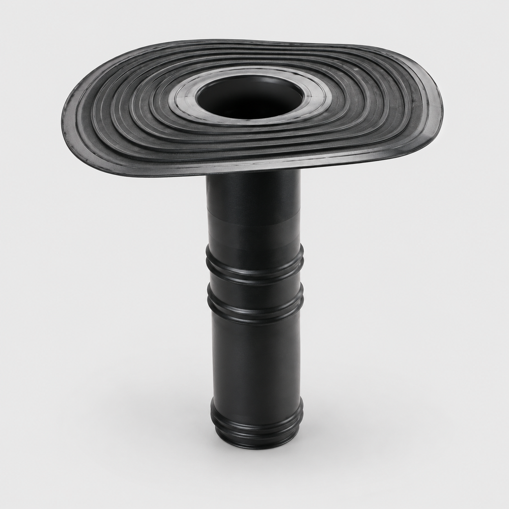Bocchettone EURO in TPE con Codolo H 400 mm per Tubi Ø 100 mm