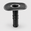 Bocchettone EURO in TPE con Codolo H 400 mm per Tubi Ø 140 mm