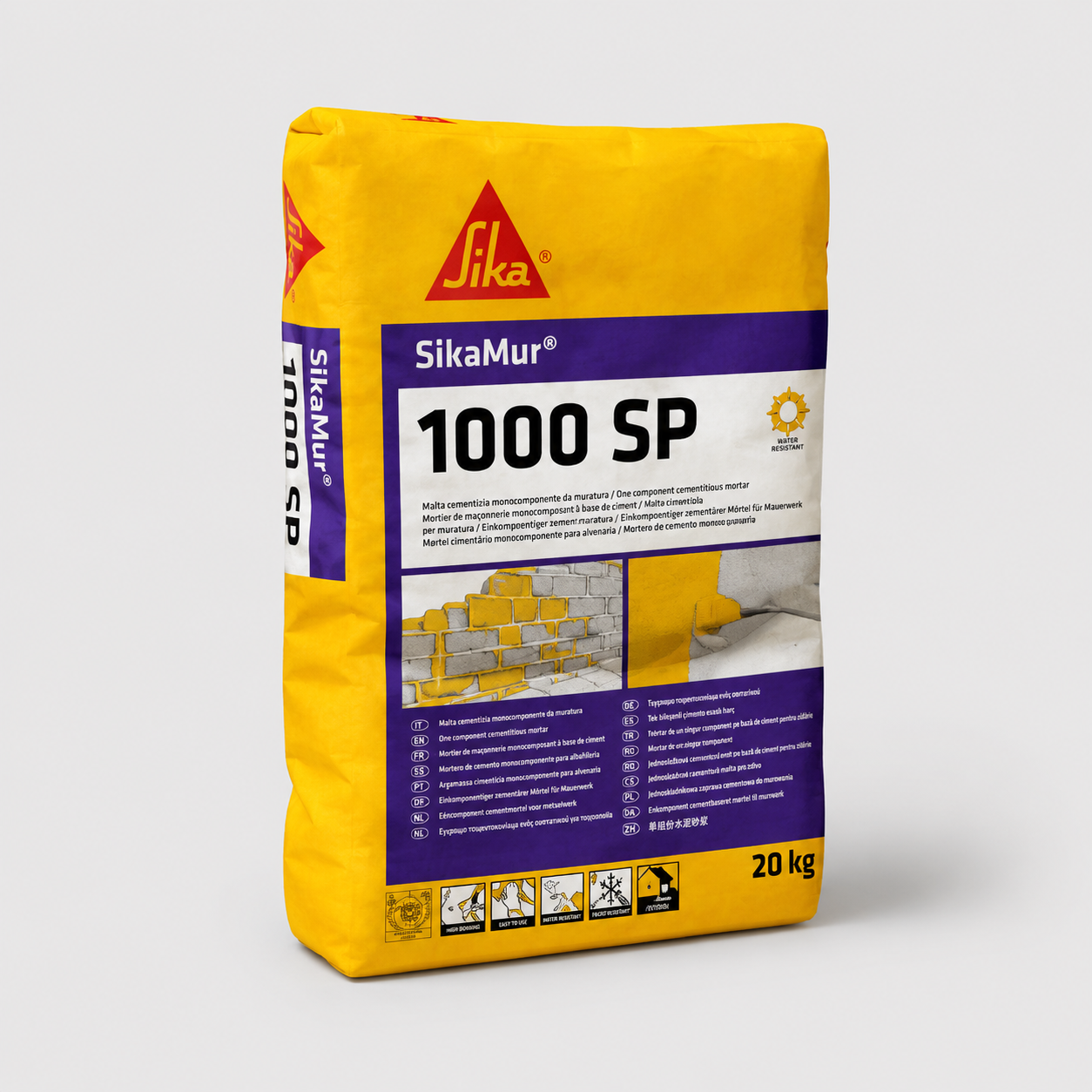 Intonaco deumidificante alleggerito  SikaMur®-1000 SP 20Kg (RITIRO IN NEGOZIO)