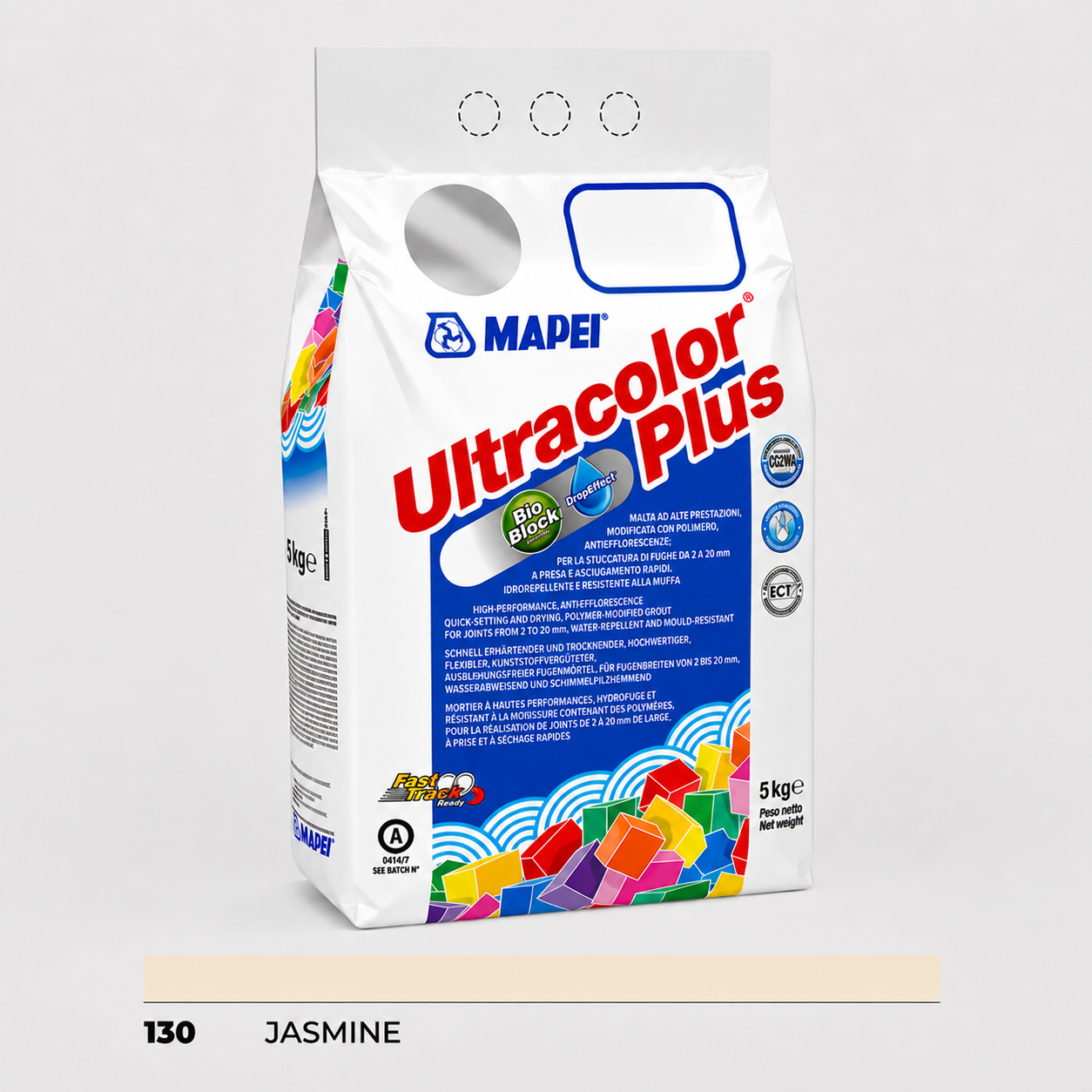Stucco Cementizio Antimuffa e Idrorepellente ad Alte Prestazioni Mapei Ultracolor Plus – 130 Jasmine