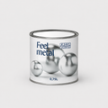 Smalto acrilico satinato all’acqua per metallo Feel Metal touch Gloss 0,75litri bianco
