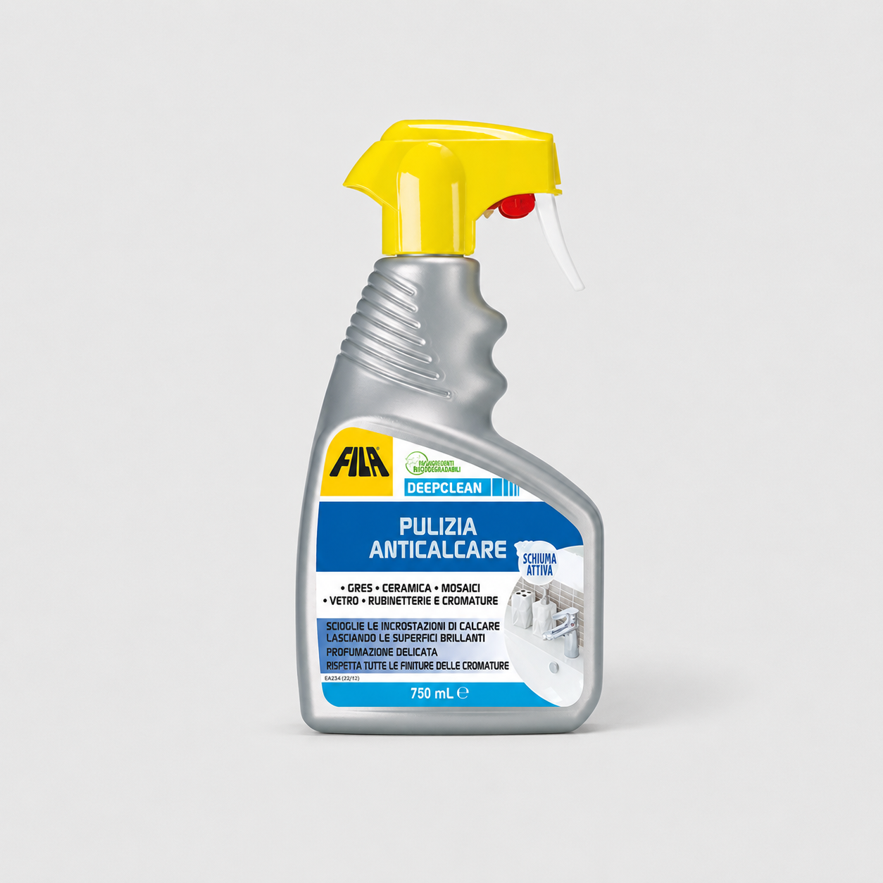 Detergente Anticalcare per il Bagno 750 ml Fila Deepclean