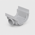 Giunto con scarico in PVC per canale Pratiko 130 - Altezza 75 mm