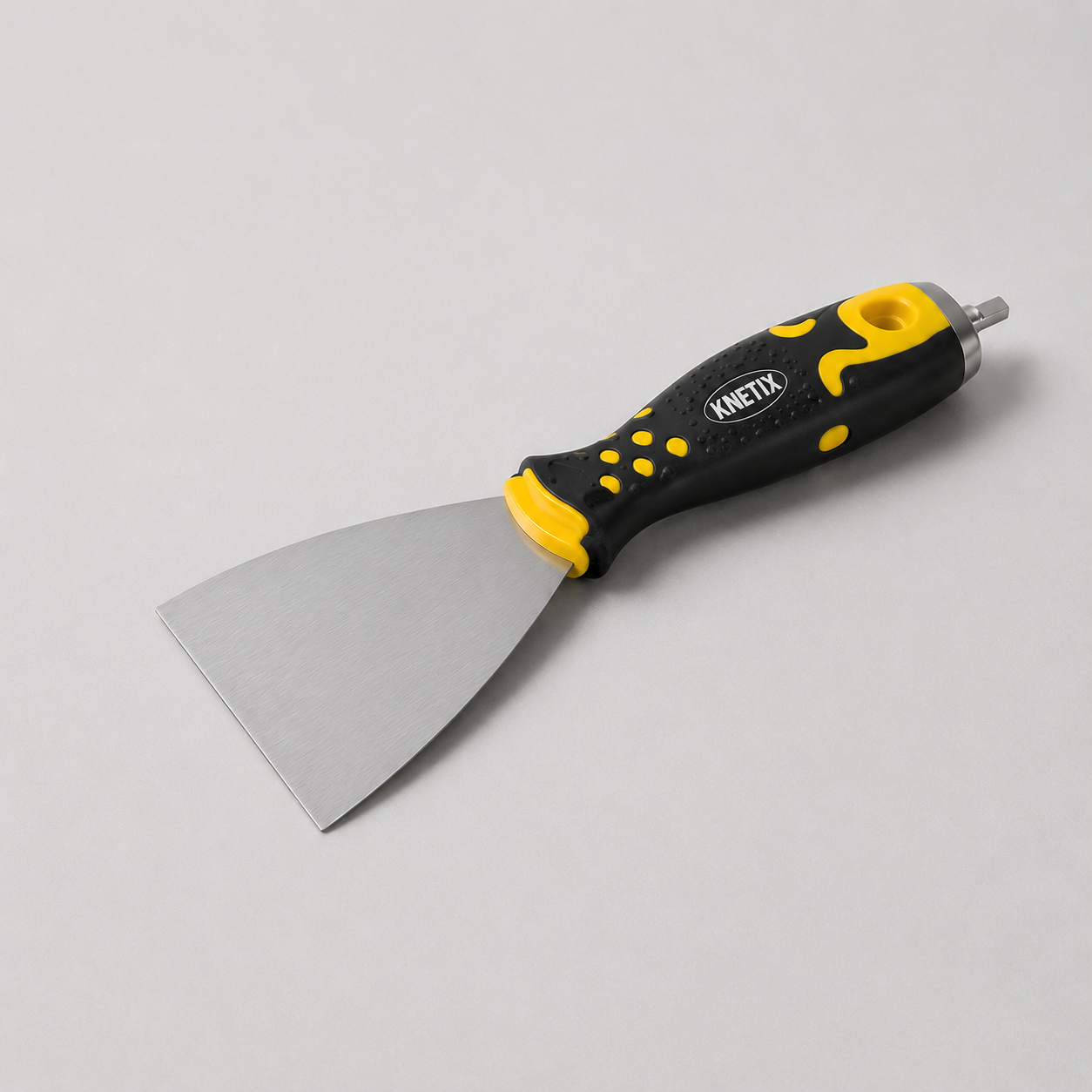 Spatola Akifix in acciaio inox con lama a campana ed inserti 12,5cm