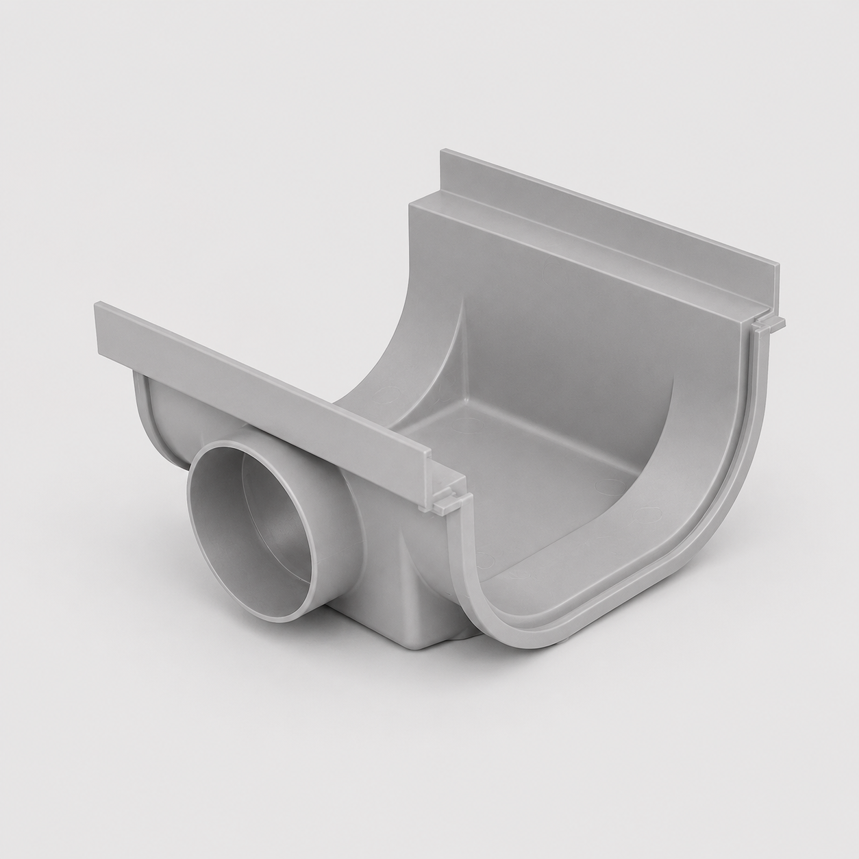 Giunto con scarico in PVC per canale Pratiko 200 - Altezza 115 mm