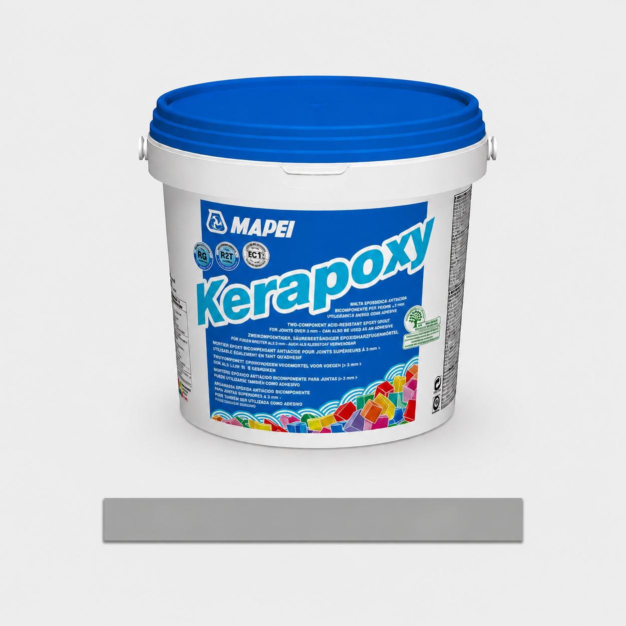 Stucco Epossidico Bicomponente Mapei Kerapoxy 5Kg - 112 Grigio medio