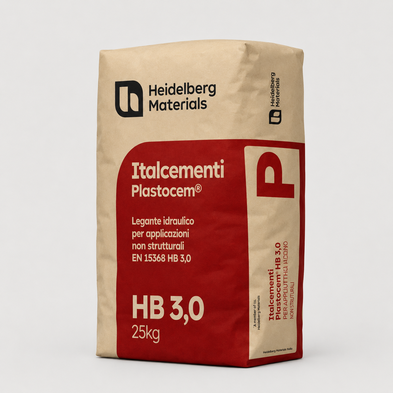 Legante Idraulico per Intonaci e Sottofondi Plastocem Heidelberg Materials (RITIRO IN NEGOZIO)