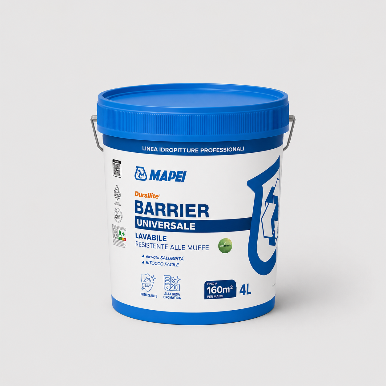Idropittura Murale Mapei DURSILITE BARRIER 4Litri