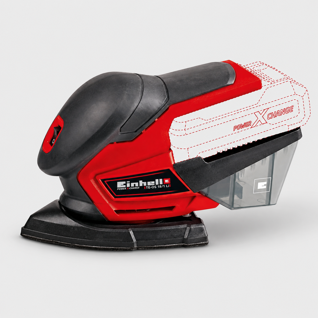 Levigatrice orbitale a batteria Einhell TE-OS 18/1 LI-SOLO – POWER X-CHANGE 18V