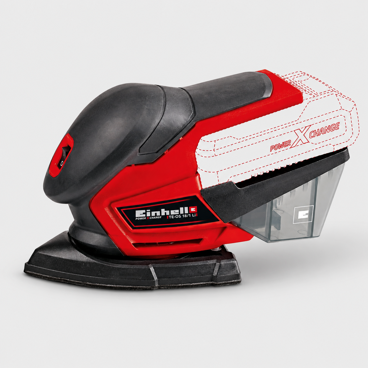 Levigatrice orbitale a batteria Einhell TE-OS 18/1 LI-SOLO – POWER X-CHANGE 18V