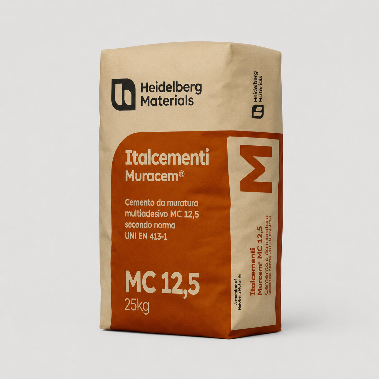 Cemento per Murature e Sottofondi Sacco 25 kg Muracem Heidelberg Materials (RITIRO IN NEGOZIO)