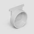Testata terminale in PVC per canale Pratiko 100 - Altezza 100 mm