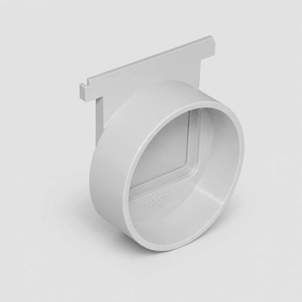 Testata terminale in PVC per canale Pratiko 100 - Altezza 100 mm