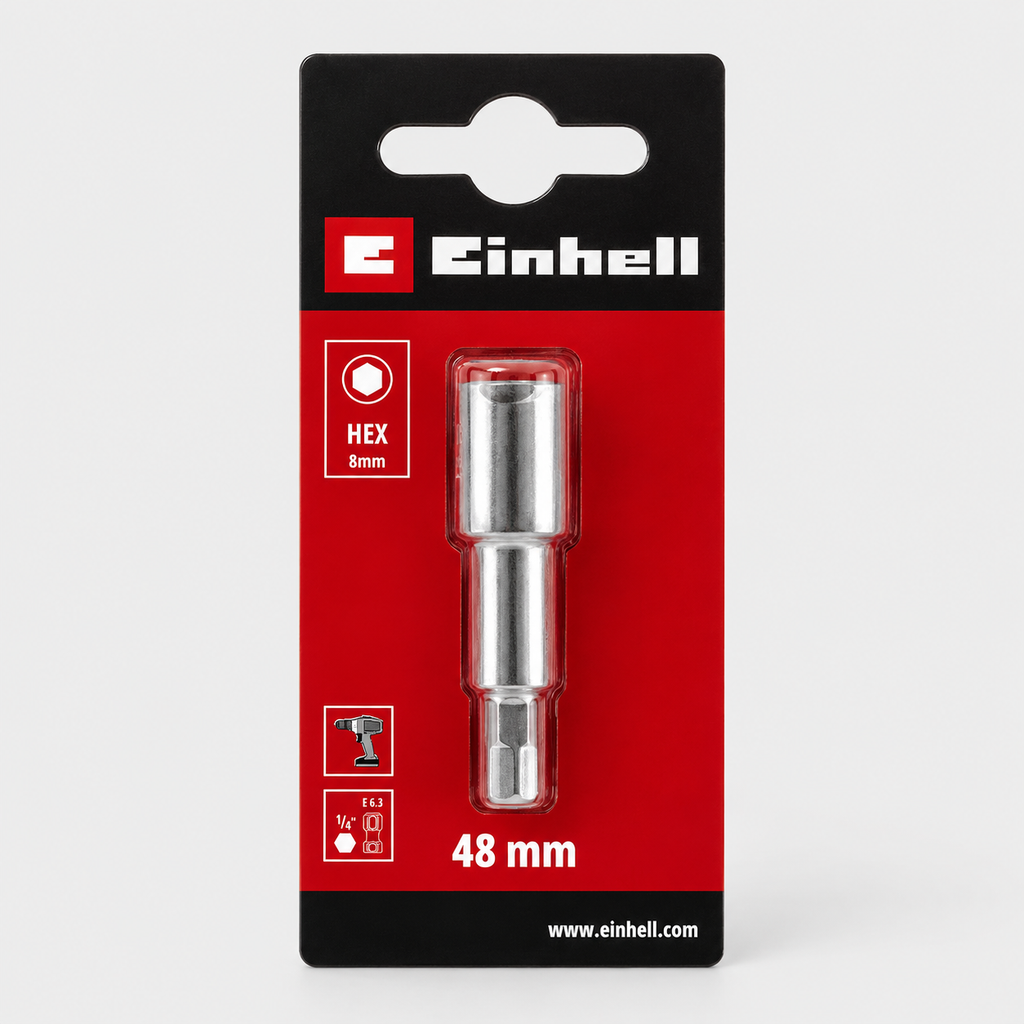 Chiave a Bussola in Acciaio CV – 8 mm